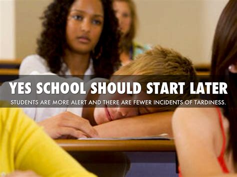 should school start later essay What if the concept of later school starts could lead to more creativity and less stress?